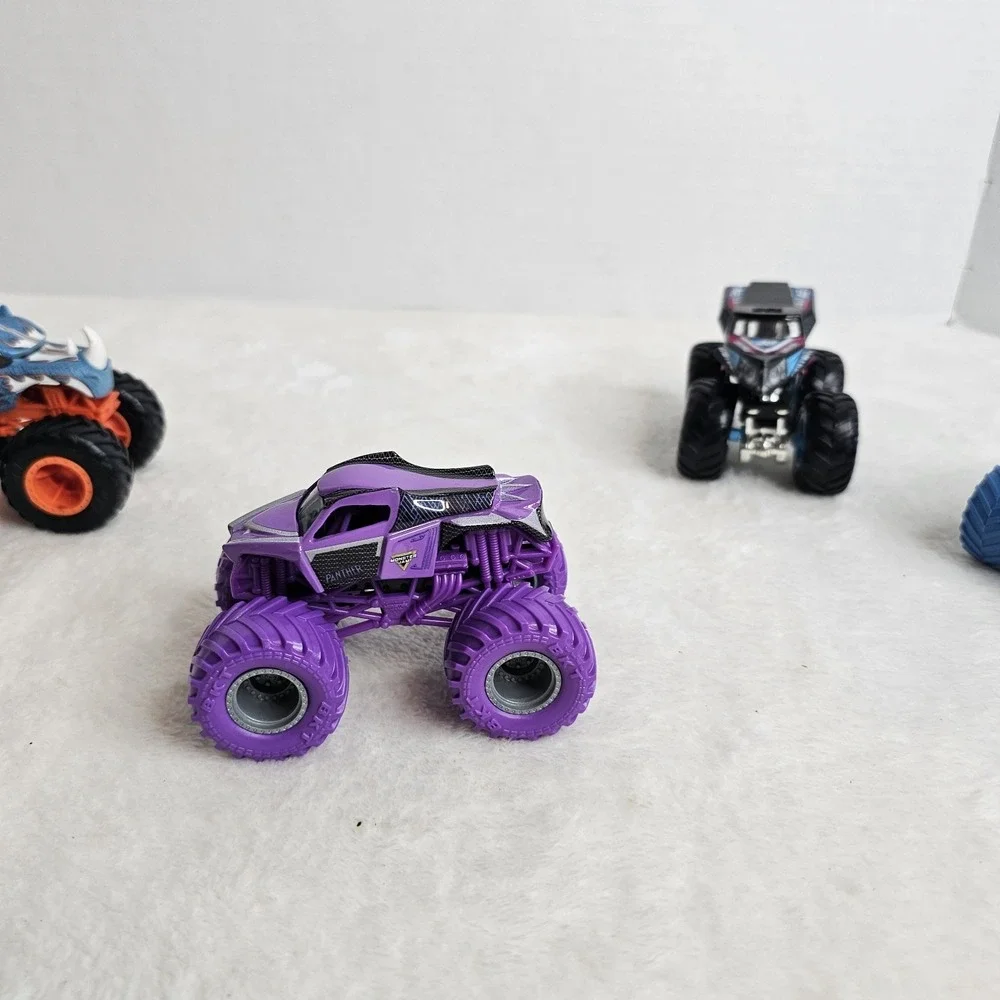 Lot of 4 Monster Jams Truck Toys, 1:64 Scale